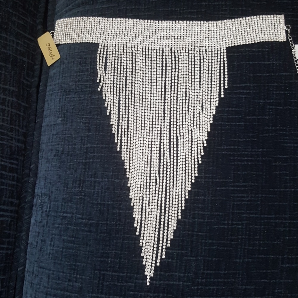 New w/tags Rhinestone Chocker Necklace